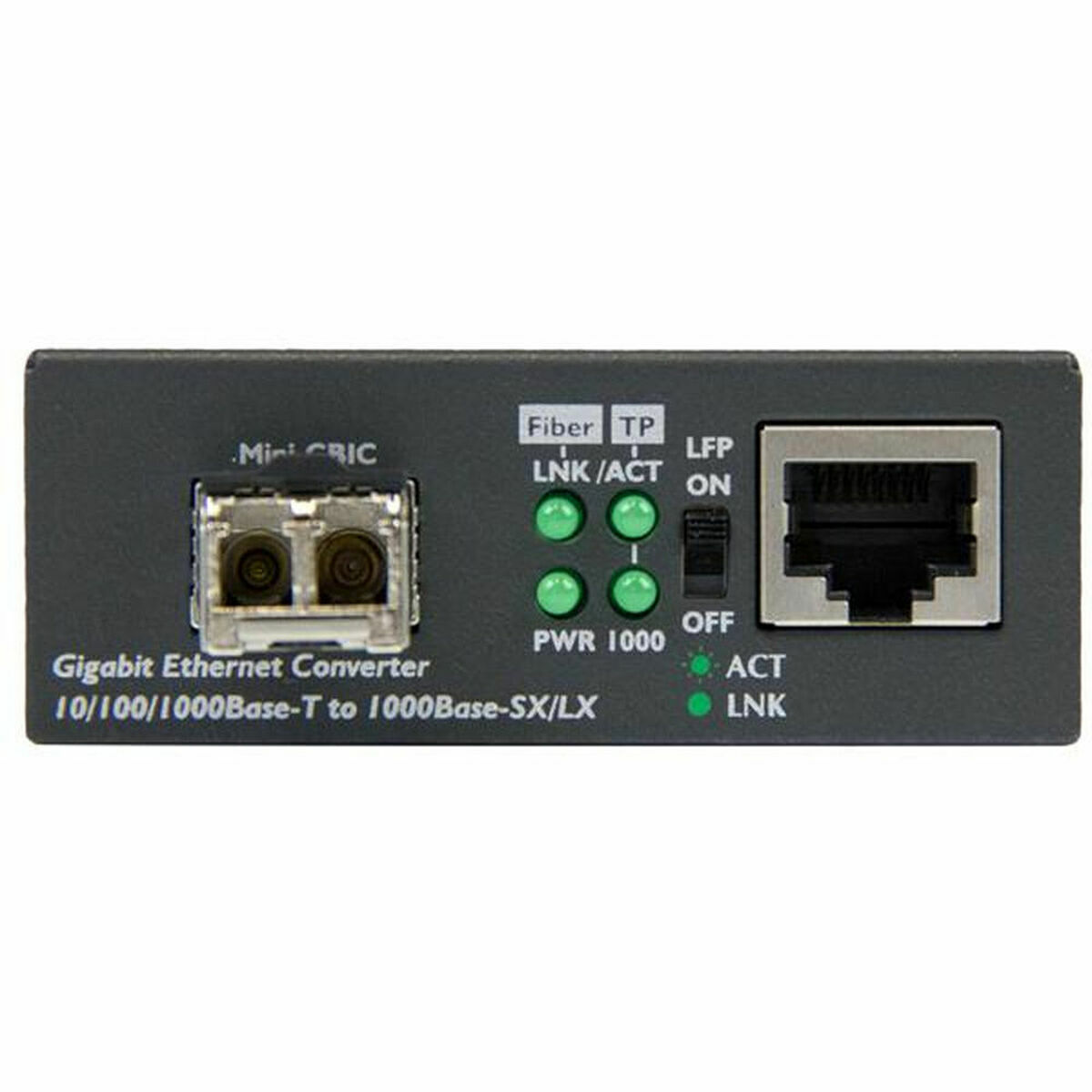 Audio Uztvērējs-Raidītājs Startech MCM1110MMLC 1 Gbit/s Melns